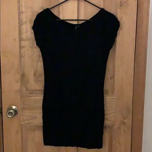 Black cotton Topshop dress
